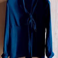 camicia elegante in tulle taglia 42