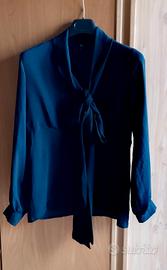 camicia elegante in tulle taglia 42
