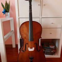 Violoncello 1/2 con archetto, custodia e leggio