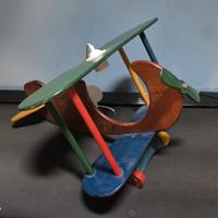 Lampadario in sospensione forma aeroplano