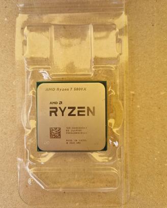 AMD Cpu Processore Ryzen R7 5800X AM4 per Ram DDR4