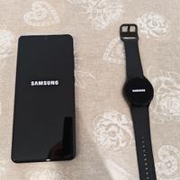 Samsung Galaxy s20 ULTRA 5G nero + Watch 4 nero