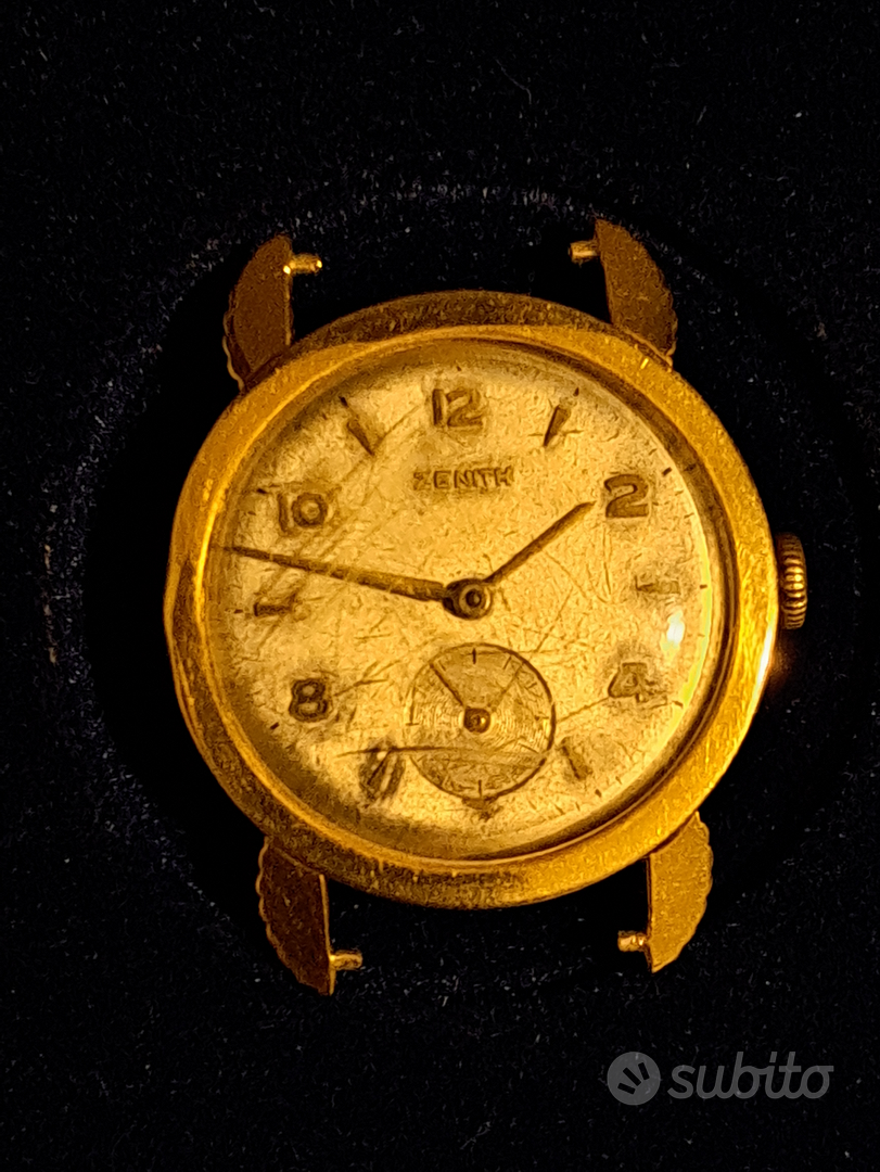 Orologio Zenith in oro da donna anni '50 Abbigliamento e