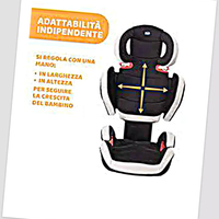 Seggiolino auto Chicco Key 2-3 Fire rosso 3-12anni