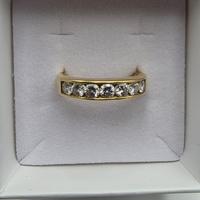 ANELLO ORO DIAMANTI  1,05 CARATI