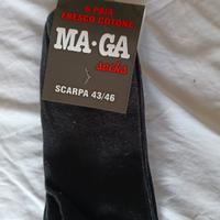 6 paia calze uomo fantasmino nero TG 43/46