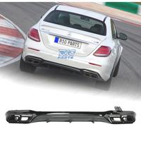 DIFFUSORE MERCEDES W213 16-20 LOOK E63 NERO LUCIDO