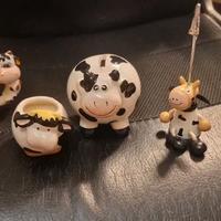 4 pezzi collezione mucca