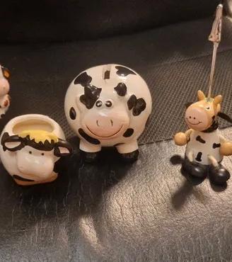 4 pezzi collezione mucca