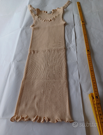 2 canottiere donna pura lana tg 5/L nuove spalline