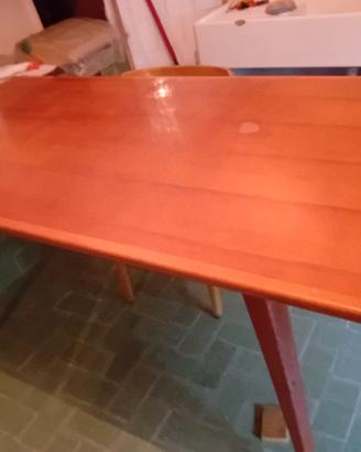 tavolo in legno modernariato 