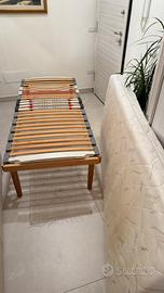 Letto rete ortopedica materasso lattice Inco