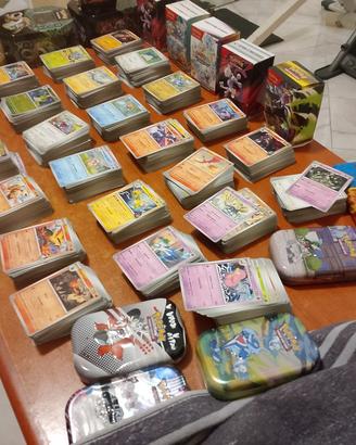 mega lotto collezione carte Pokemon 