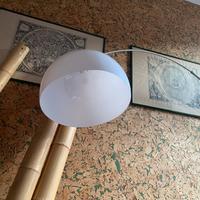 Lampada ad arco da salone vintage di design