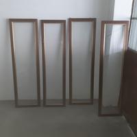 4 ANTINE IN LEGNO ANTICHIZZATO