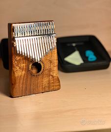 Kalimba Piano EastRock a 17 tasti in legno di noce