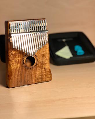 Kalimba Piano EastRock a 17 tasti in legno di noce