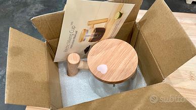 Tazza Elettrica Auto-Mescolante 400ml in Vetro