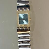 Orologio Swatch da polso blu argento