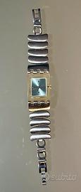 Orologio Swatch da polso blu argento