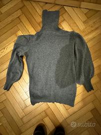 Maglione a collo alto grigio Sportmax