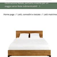 Letto matrimoniale 160x200