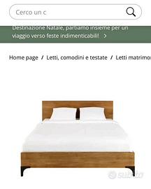 Letto matrimoniale 160x200