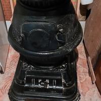 stufa a colonna in ghisa fine 800