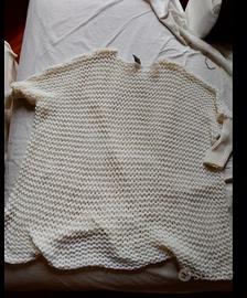 Maglia bianca a rete Pinko