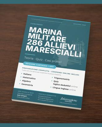 Manuale Concorso Marina 286 Marescialli Completa