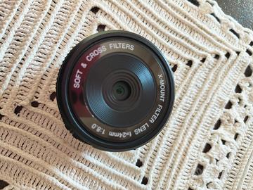 Fujifilm xm-fl 24mm f8 obiettivo con filtri incorp