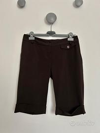 Pantaloncini marroni Pois