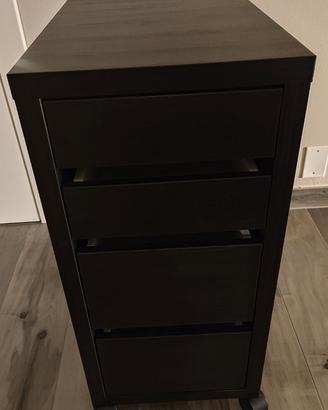 Cassettiera con rotelle Ikea Micke