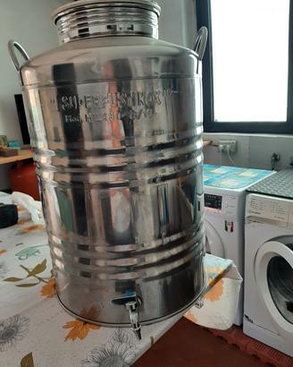 contenitori olio inox