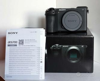 SONY ALPHA A6700 - 26Mpx - 4K  - GARANZIA