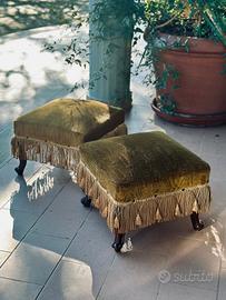 coppia di pouf anni 60