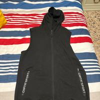 Felpa smanicata nera