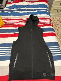 Felpa smanicata nera