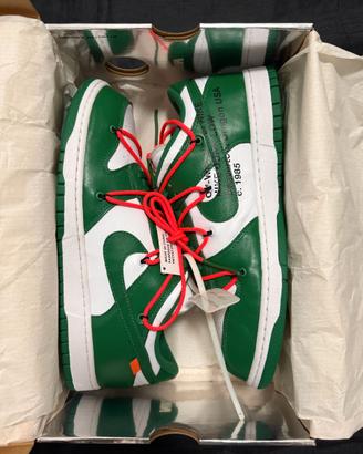 Nike x Off White Dunk Pine Green 2019 47 12.5