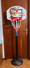 Canestro da basket a pavimento