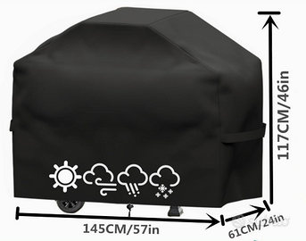 Telo copertura Barbecue BBQ Nuovo