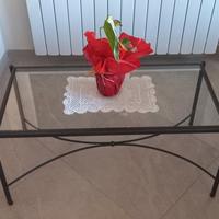 TAVOLINO SALOTTO FERRO BATTUTO