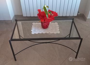 TAVOLINO SALOTTO FERRO BATTUTO