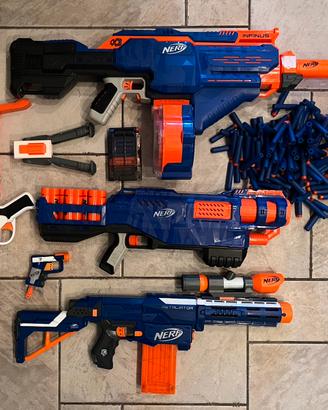 Nerf infinus + trilogy + retaliator in stock