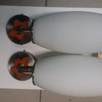 Applique vetro e legno