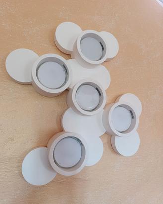 💡 Lampada in gesso a 5 luci – design moderno (par