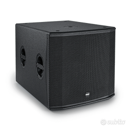 SUBWOOFER PROFESSIONALE 1000W EX DEMO DJ IN LEGNO