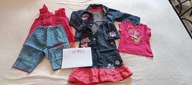 set 5 pz bimba 18 mesi