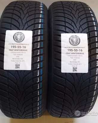 2 gomme 195 55 16 ceat a40116
