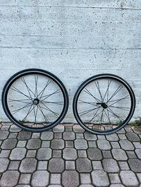 Ruote bici da corsa in alluminio